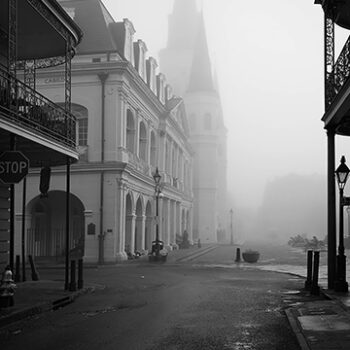 Saint Louis Cathedral in Fog