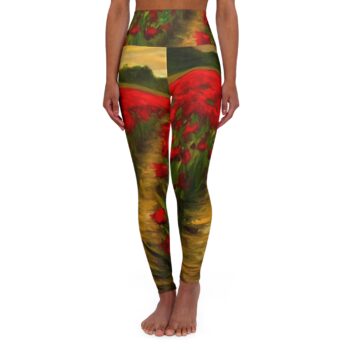 Poppies High Waisted Yoga Leggings